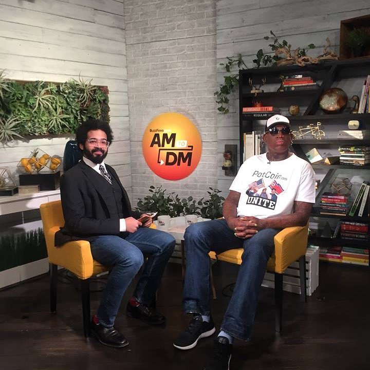 Dennis Rodman on Buzzfeed's AM to DM