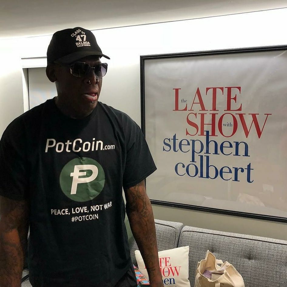 Dennis Rodman in Late Show with Steve Colbert