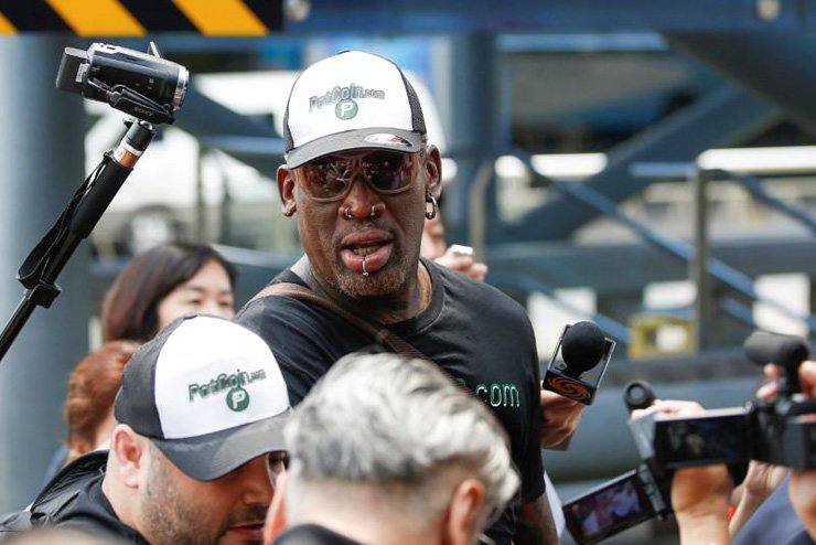 Dennis Rodman in press conference